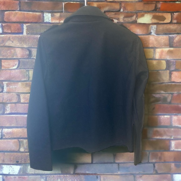 ❤️Steve Madden Black Faux Leather Moto Jacket Small NWOT - Picture 3 of 4